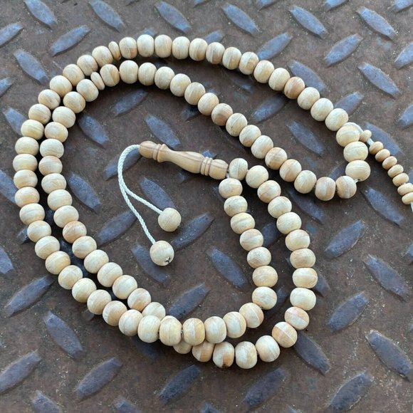 Islamic Tasbeeh Real Wood handmade Prayer Muslim Beads Tasbeh New - Picture 2 of 9